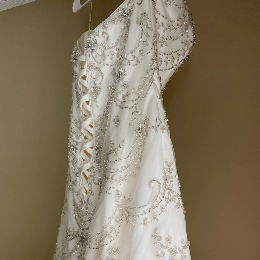 Sottero and Midgley Ivory Raquelle 72743 Wedding Dress w/Mermaid Silhouette - Picture 14 of 16